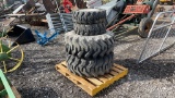 QTY 4) TRACTOR TIRE WITH RIMS