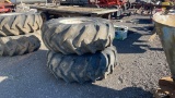 QTY 2) 18.4-26 REAR TRACTOR TIRES