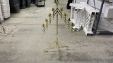 9 LITE BRASS CANDELABRA