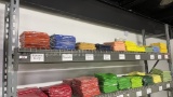 ROW OF ASSORTED COLORED NAPKINS