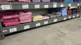 ROWS OF ASSORTED COLORED NAPKINS