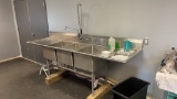 9' COMMERCIAL STAINLESS STEEL SINK