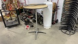 QTY 4) COMPLETE ROUND COCKTAIL TABLE