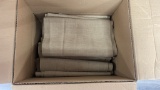 QTY 3) BOXES OF TABLE RUNNERS/CHAIR TIES
