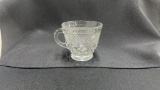 QTY 12) PUNCH CUPS WITH DESIGN