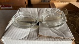 QTY 2) BOXES OF GLASS ASH TRAYS