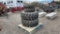 QTY 4) TRACTOR TIRES WITH RIMS