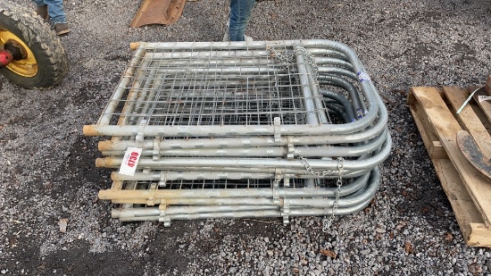 QTY 10) 3' WIRE GATES