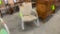 VINTAGE SHELL BACK METAL YARD CHAIR