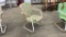 VINTAGE SHELL BACK METAL YARD CHAIR