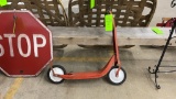ANTIQUE RED RADIO FLYER SCOOTER