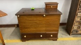 RARE EARLY 1900'S MILL SUGAR CHEST