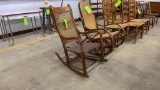 CANE BOTTOM AND BACK ROCKING CHAIR