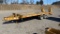 1988 HURST 8'X'22' PINTLE HITCH EQUIPMENT TRAILER