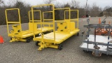 5'X12' QUAD STEER TRACKER ROLLING CART