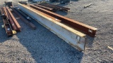 QTY 1) 27' LONG STEEL I BEAM W21X44