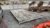 17'X8' WOODEN WAGON BED