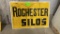 SINGLE SIDED ROCHESTER SILOS METAL SIGN