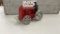 CAST IRON TOY TRACTOR WITH RIDER