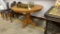 ANTIQUE WOOD DINING ROOM TABLE