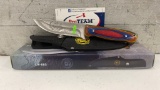 CHIPAWAY CUTLERY KNIFE WITH SHEATH AND BOX