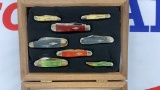 QTY 8) LIMITED XX EDITION CASE XX POCKET KNIVES