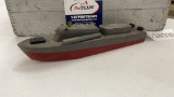 ANTIQUE WOOD TOY BOAT