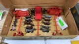 PLASCO TOY 21 PIECE COMPLETE WESTERN TOYS IN BOX