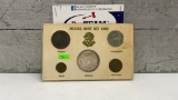 1965 MEXICO MINT SET SOME SILVER