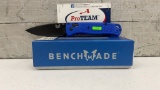 BLUE BENCHMADE 535 BUG OUT KNIFE