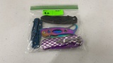 QTY 4) ASSORTED POCKET KNIVES