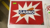 DOUBLE SIDED GARNO METAL SIGN