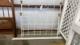 ANTIQUE CAST IRON TWIN BED FRAME