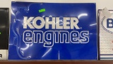 METAL KOHLER ENGINES SIGN