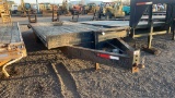 2006 HOOPER 25' PINTLE HITCH FLATBED TRAILER