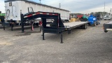2021 P AND T 40' GOOSENECK FLATBED TRAILER