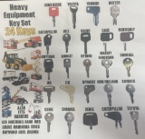 HEAVY EQUIPMENT KEYS SETS - 24 KEYS