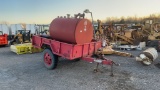 PINTLE HOOK FUEL TANK ON TRAILER