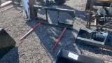 UNUSED KIVEL SKID STEER DOUBLE HAY SPEAR