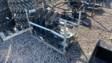 UNUSED JCT SKID STEER POST HOLE DIGGER W/ 2 AUGERS