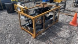 UNUSED MOWER KING SKID STEER AUGER