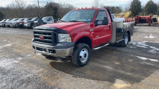 2006 FORD F-350 FLATBED DUALLY TRUCK
