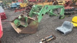 JOHN DEERE 146 LOADER WITH BRACKETS AND CONTROLS