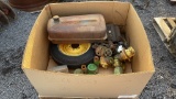JOHN DEERE PARTS, FRONT AXLE AND GAS TANK
