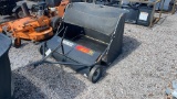 HUSKEE PULL TYPE LAWN SWEEPER