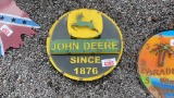 JOHN DEERE METAL SIGN