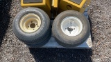 QTY 4) GOLF CART 18X8.50-8 TIRES AND RIMS