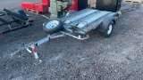 2008 THULE GALVANIZED MOTORCYCLE TRAILER