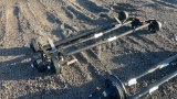 QTY 3) 5 LUG AXLES