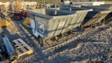 QTY 2) 1 CUBIC YARD ROLLING HOPPERS